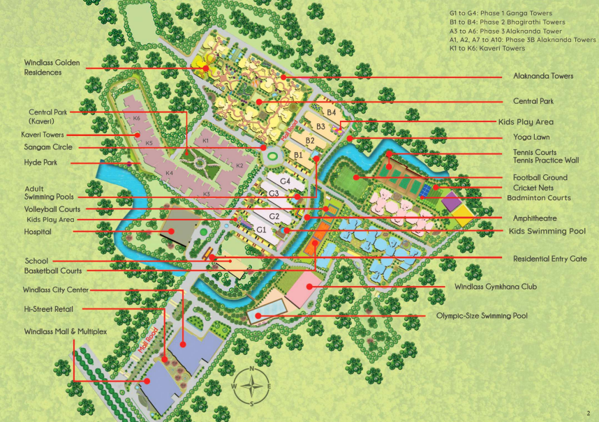 Windlass River Valley Kaveri,Master Plan | DhanBhumi